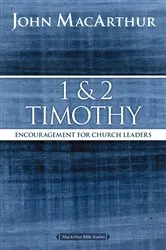 Book cover of 1 and 2 Timothy by John F. MacArthur