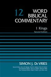 Book cover of 1 Kings, Volume 12 (2nd ed.) by Simon DeVries