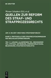 Book cover of 1. Lesung: Allgemeiner Teil. Besonderer Teil (Tötung, Abtreibung, Körperverletzung, Beleidigung, Staatsschutzdelikte) by Werner Schubert