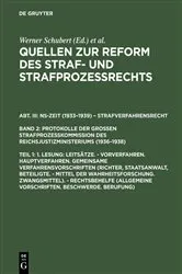 Book cover of 1. Lesung: Leitsätze. - Vorverfahren. Hauptverfahren. Gemeinsame Verfahrensvorschriften (Richter, Staatsanwalt, Beteiligte. - Mittel der Wahrheitsforschung. Zwangsmittel). - Rechtsbehelfe (Allgemeine Vorschriften. Beschwerde. Berufung) by Werner Schubert