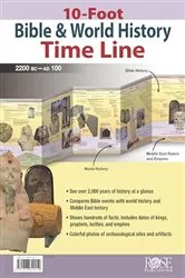 Book cover of 10-Foot Bible & World History Time Line by Rose Publishing