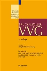 Book cover of §§ 100-124 VVG (9th ed.) by Horst Baumann
