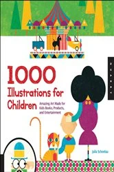 Book cover of 1000 Illustrations for Children by Julia Schonlau