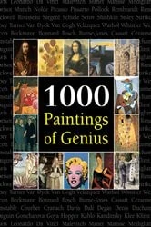 Book cover of 1000 Paintings of Genius by Victoria Charles