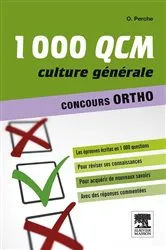 Book cover of 1000 QCM Culture générale Concours Ortho by Olivier Perche