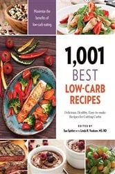 Book cover of 1,001 Best Low-Carb Recipes by Sue Spitler