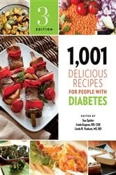 Book cover of 1,001 Delicious Recipes for People with Diabetes by Sue Spitler