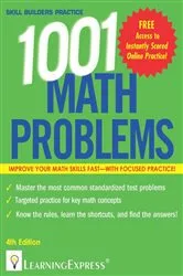Book cover of 1,001 Math Problems (4th ed.) by LLC LearningExpress