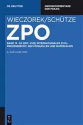 Book cover of §§ 1067-1109; Internationales Zivilprozessrecht; Rechtsquellen und Materialien (4th ed.) by Unknown
