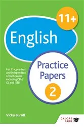 Book cover of 11+ English Practice Papers 2 by Unknown