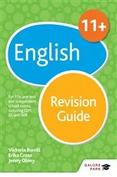 Book cover of 11+ English Revision Guide by Erika Cross