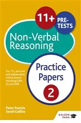 Book cover of 11+ Non-Verbal Reasoning Practice Papers 2 by Unknown