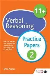 Book cover of 11+ Verbal Reasoning Practice Papers 2 by Unknown