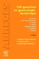 Book cover of 120 questions en gynécologie-obstétrique (4th ed.) by Hervé Guyot