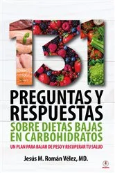 Book cover of 131 preguntas y respuestas sobre dietas bajas en carbohidratos by Jesús M. Román Vélez