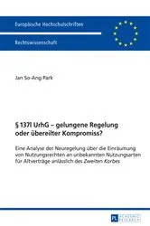 Book cover of § 137l UrhG – gelungene Regelung oder uebereilter Kompromiss? by Unknown