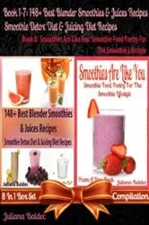 Book cover of 148+ Healthy Green Recipes, Vegetable & Fruit Blender Recipes by Juliana Baldec