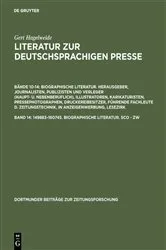 Book cover of 149883–160745. Biographische Literatur. Sco - Zw by Gert Hagelweide