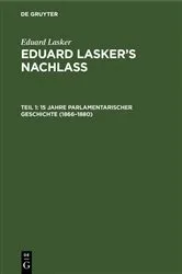 Book cover of 15 Jahre parlamentarischer Geschichte (1866–1880) by Wilhelm Cahn