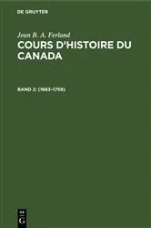 Book cover of 1663–1759 by Jean B. A. Ferland