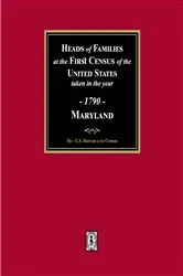 Book cover of 1790 Census of Maryland by U.S. Bureau of the Census