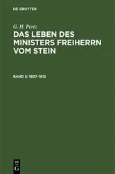 Book cover of 1807–1812 by G. H. Pertz