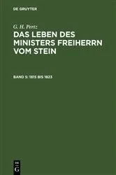 Book cover of 1815 bis 1823 by G. H. Pertz