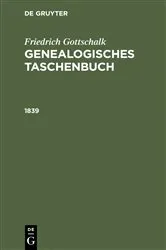 Book cover of 1839 by Friedrich Gottschalk