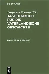 Book cover of 1847 by Joseph von Hormayr