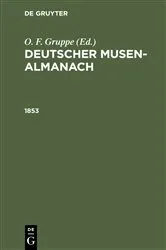 Book cover of 1853 by O. F. Gruppe