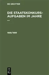 Book cover of 1888/1889 by Unknown