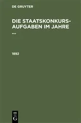 Book cover of 1892 by Unknown