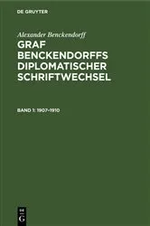 Book cover of 1907–1910 by Benno Siebert