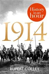 Book cover of 1914: History in an Hour by Rupert Colley