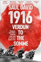 Book cover of 1916: Verdun to the Somme by Saul David