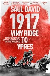 Book cover of 1917: Vimy Ridge to Ypres by Saul David