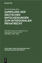 Book cover of 1945–1953,1. (Nr. 1–352) by Breisgau> Max-Planck-Institut für Ausländisches und Internationales Privatrecht <Freiburg