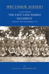Book cover of 1st Battalion The East Lancashire Regiment by E.C. Hopkinson