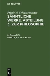 Book cover of 2. Dialektik by L. Jonas