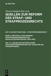 Book cover of 2. Lesung des Entwurfs einer Strafverfahrensordnung (mit Ausnahme des Vorverfahrens) by Werner Schubert