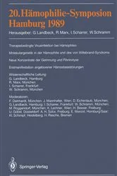 Book cover of 20. HÃ¤mophilie-Symposion Hamburg 1989 by GÃ¼nter Landbeck