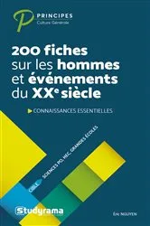 Book cover of 200 fiches sur les hommes et évènements du XXe siècle by Eric Nguyen