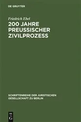 Book cover of 200 Jahre preußischer Zivilprozeß by Unknown