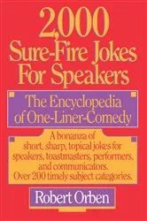 Book cover of 2,000 Sure-Fire Jokes for Speakers by Unknown