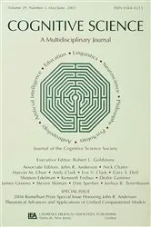 Book cover of 2004 Rumelhart Prize Special Issue Honoring John R. Anderson by Robert Goldstone