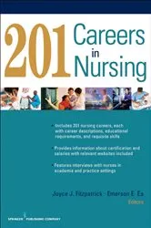 Book cover of 201 Careers in Nursing by Joyce J. Fitzpatrick
