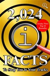 Book cover of 2,024 QI Facts To Stop You In Your Tracks by John Lloyd