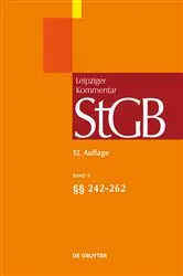 Book cover of §§ 242-262 (12th ed.) by Joachim Vogel