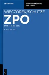 Book cover of §§ 253-299a (4th ed.) by Rolf A. Schütze