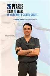 Book cover of 26 Pearls from 26 Years of Cosmetic Surgery and Dermatology by Rahimi, MD, FAAD, FAACS, Dr. A. David